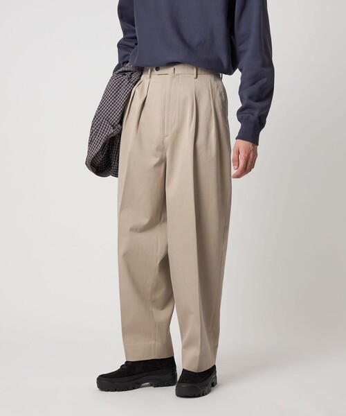 Steven Alan（スティーブンアラン）の「＜Steven Alan＞ ウエポン ニドム イン ツープリーツ ドレス トラウザーズ（スラックス・メンズ・ブラック/ベージュ/ダークブラウン・M/S/XL/L）」の16枚目の写真