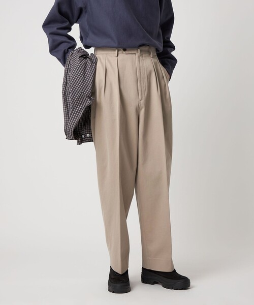 Steven Alan（スティーブンアラン）の「＜Steven Alan＞ ウエポン ニドム イン ツープリーツ ドレス トラウザーズ（スラックス・メンズ・ブラック/ベージュ/ダークブラウン・M/S/XL/L）」の17枚目の写真
