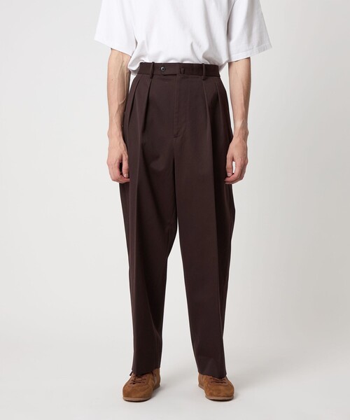 Steven Alan＞ ウエポン ニドム イン ツープリーツ ドレス トラウザー