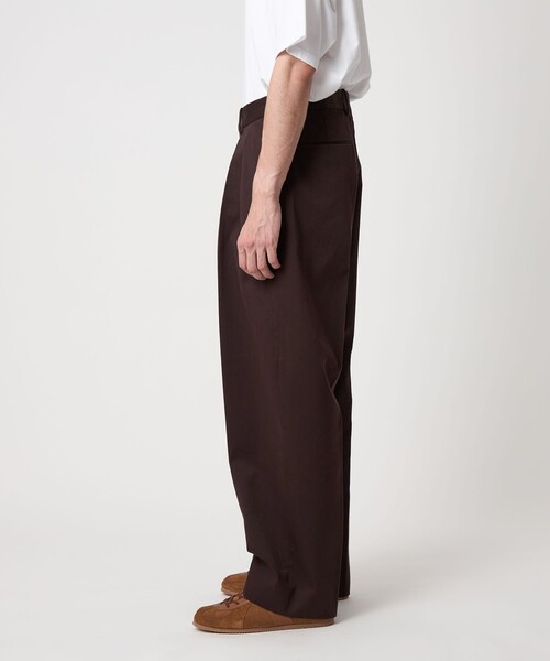 Steven Alan（スティーブンアラン）の「＜Steven Alan＞ ウエポン ニドム イン ツープリーツ ドレス トラウザーズ（スラックス・メンズ・ブラック/ベージュ/ダークブラウン・M/S/XL/L）」の20枚目の写真