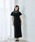darial�i�_���A���j�́u�ydarial�z�N������D����邫�ꂢ�߉��� / dot flare high neck dress �h�b�g �t���A �n�C�l�b�N �h���X ���Ă΂� ������ �񎟉� ���l�� ������ �Z�����j�[�h���X �p�[�e�B�h���X �I�P�[�W�����h���X�i�h���X�j�v�b�u���b�N