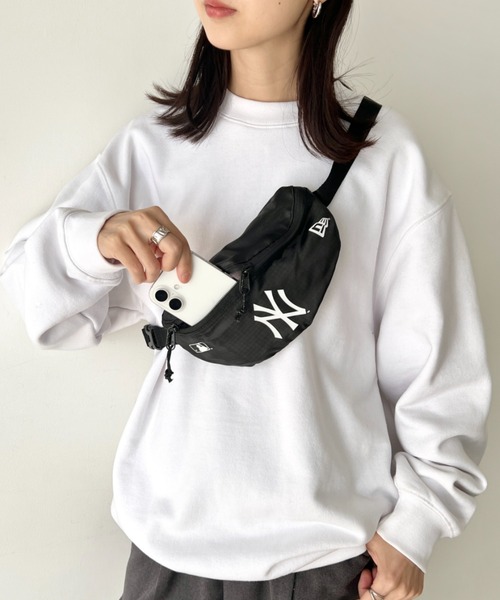 NEW ERA(ニューエラ)の「NEW ERA (ニューエラ)/MLB MINI WAIST BAG /軽量 ロゴプリント ボディバッグ ウエストバッグ ウエストポーチ ヒップサック(ボディバッグ/ウエストポーチ・レディース・ブラウン系カモフラージュ/ブラック/ブラック系その他・FREE)」の14枚目の写真