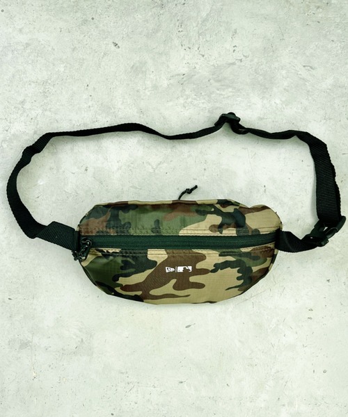 NEW ERA(ニューエラ)の「NEW ERA (ニューエラ)/MLB MINI WAIST BAG /軽量 ロゴプリント ボディバッグ ウエストバッグ ウエストポーチ ヒップサック(ボディバッグ/ウエストポーチ・レディース・ブラウン系カモフラージュ/ブラック/ブラック系その他・FREE)」の12枚目の写真