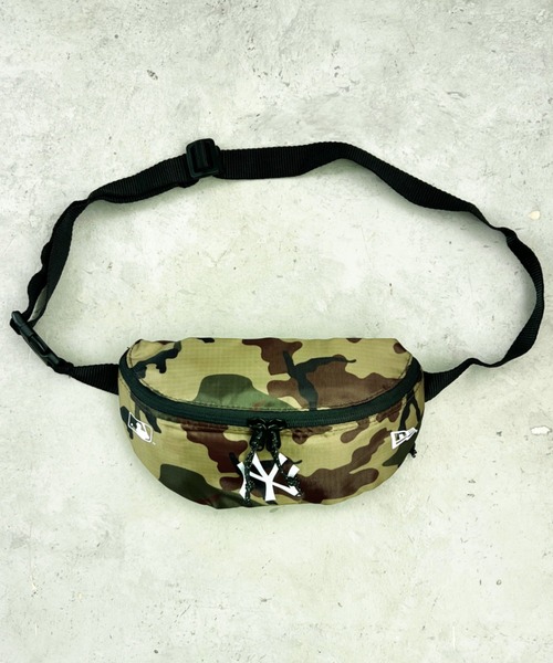 NEW ERA(ニューエラ)の「NEW ERA (ニューエラ)/MLB MINI WAIST BAG /軽量 ロゴプリント ボディバッグ ウエストバッグ ウエストポーチ ヒップサック(ボディバッグ/ウエストポーチ・レディース・ブラウン系カモフラージュ/ブラック/ブラック系その他・FREE)」の8枚目の写真