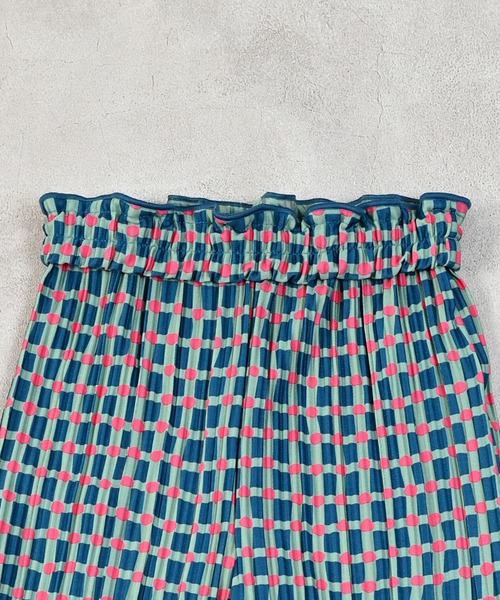 MARKEY'S（マーキーズ）の「ギンガムプリーツフレアパンツ（その他パンツ・キッズ・ブラック系その他/ベージュ系その他/グリーン系その他・120/110/100/90/150/140/130）」の12枚目の写真