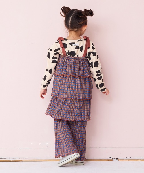 MARKEY'S（マーキーズ）の「ギンガムプリーツフレアパンツ（その他パンツ・キッズ・ブラック系その他/ベージュ系その他/グリーン系その他・120/110/100/90/150/140/130）」の11枚目の写真