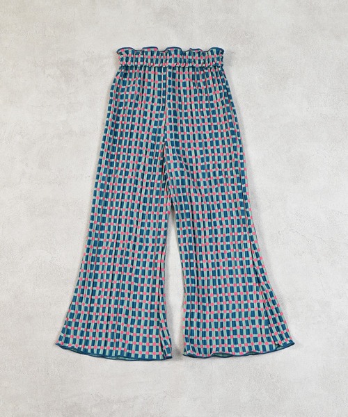 MARKEY'S（マーキーズ）の「ギンガムプリーツフレアパンツ（その他パンツ・キッズ・ブラック系その他/ベージュ系その他/グリーン系その他・120/110/100/90/150/140/130）」の17枚目の写真