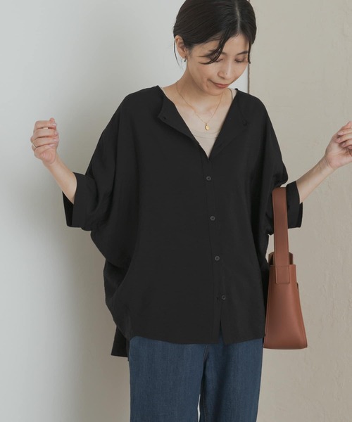 バックシャーリングドルマンブラウス（シャツ/ブラウス）｜URBAN
