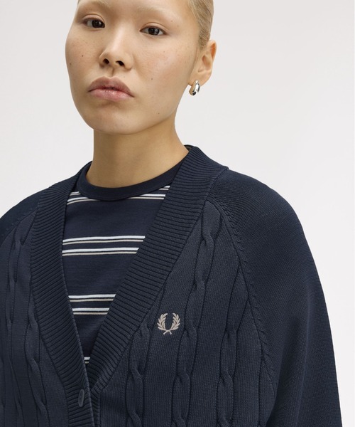 【美品】 FRED PERRY×JOURNAL STANDARD カーディガン FRED PERRY（フレッドペリー） カーディガン 【FRED PERRY for JOURNAL