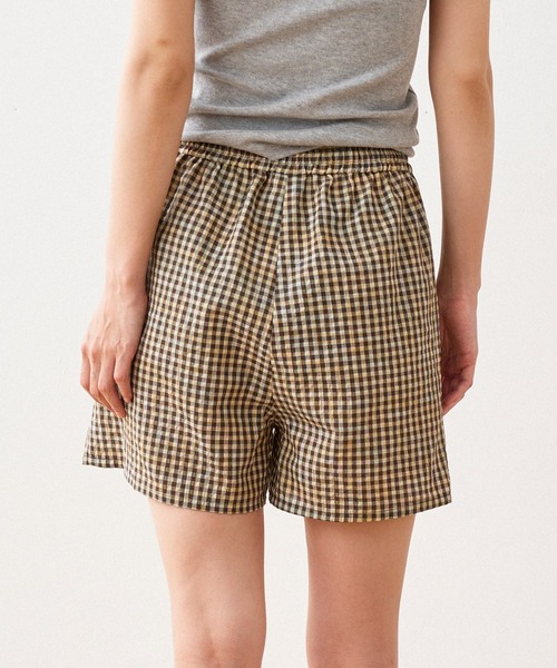 WISH FOR EVER（ウィッシュフォーエバー）の「ASSORT SEERSUCKER TRUNKS / アソートシアサッカートランクス（その他パンツ・メンズ・ネイビー系/ブラウン系/ストライプ・SMALL/MEDIUM）」の18枚目の写真