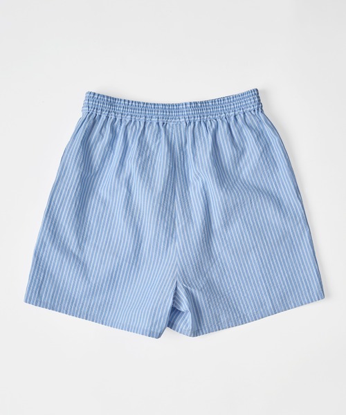 WISH FOR EVER（ウィッシュフォーエバー）の「ASSORT SEERSUCKER TRUNKS / アソートシアサッカートランクス（その他パンツ・メンズ・ネイビー系/ブラウン系/ストライプ・SMALL/MEDIUM）」の20枚目の写真