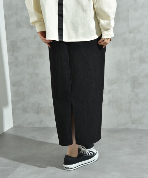 INTERPLANET（インタープラネット）の「ウェーブジャガードナロースカート（スカート・レディース・ブラック/ダークブラウン/ボルドー・FREE）」の16枚目の写真