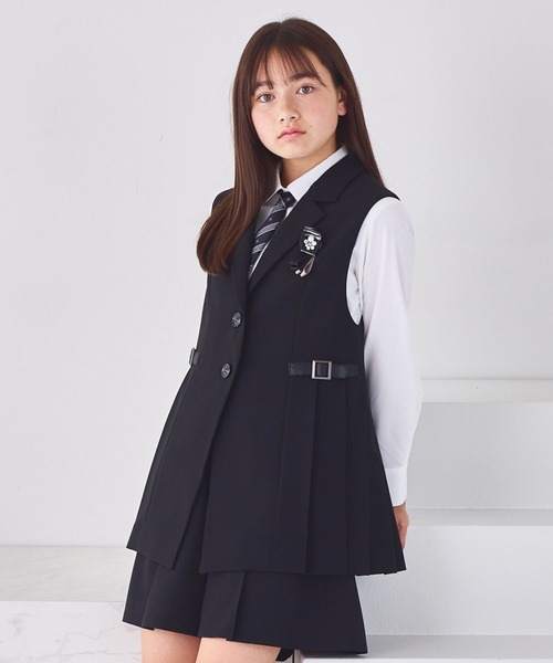 CHOPIN/ショパン　ジレスーツ 165cm セール】プリーツジレスーツセット（ジュニア/150～165cm）（スーツ