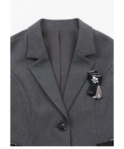 セール】プリーツジレスーツセット（ジュニア/150～165cm）（スーツ