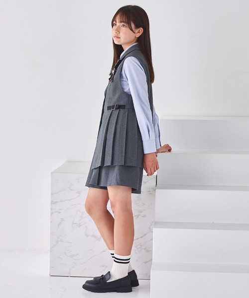 セール】プリーツジレスーツセット（ジュニア/150～165cm）（スーツ