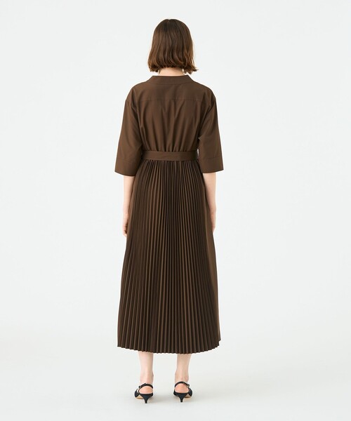 スパンブロード シャツワンピース（シャツワンピース）｜BALLSEY