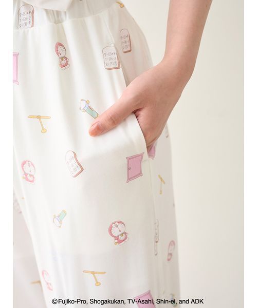 ドラえもん】【レディース】総柄ロングパンツ（ルームウェア