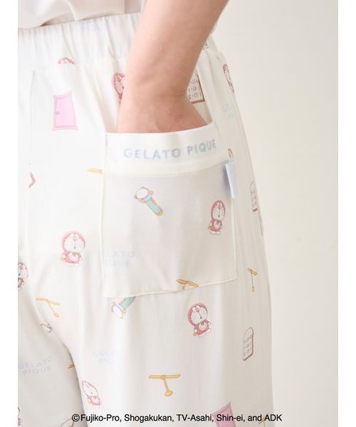 ドラえもん】【レディース】総柄ロングパンツ（ルームウェア