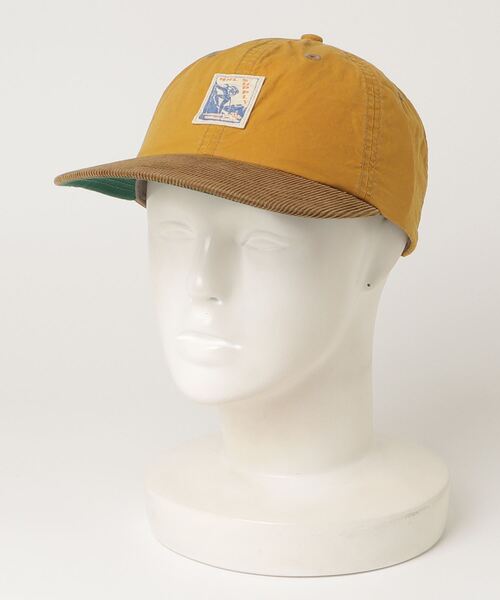 新品RRL コーデュロイビル オイルクロス ボール キャップ コーデュロイ