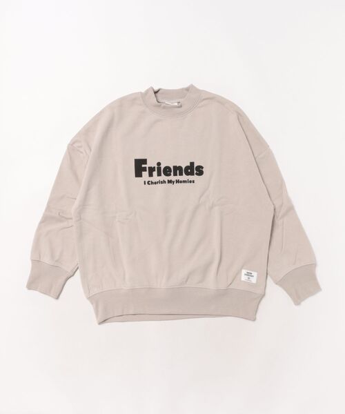 jeans-b（ジーンズベー）の「ジーンズベー FRIENDS　トレーナー（スウェット・キッズ・サンドベージュ/ベージュ/チャコールグレー・150cm/140cm/160cm/130cm）」の16枚目の写真
