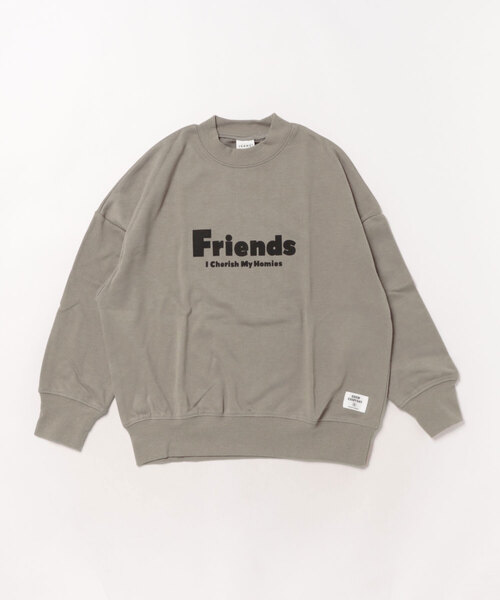 jeans-b（ジーンズベー）の「ジーンズベー FRIENDS　トレーナー（スウェット・キッズ・サンドベージュ/ベージュ/チャコールグレー・150cm/140cm/160cm/130cm）」の17枚目の写真