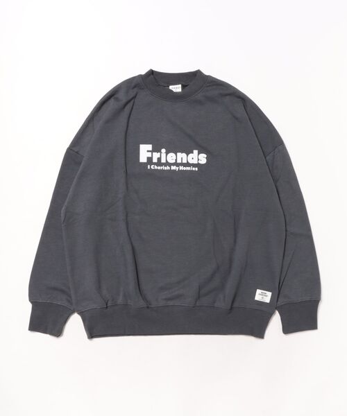 jeans-b（ジーンズベー）の「ジーンズベー FRIENDS　トレーナー（スウェット・キッズ・サンドベージュ/ベージュ/チャコールグレー・150cm/140cm/160cm/130cm）」の18枚目の写真