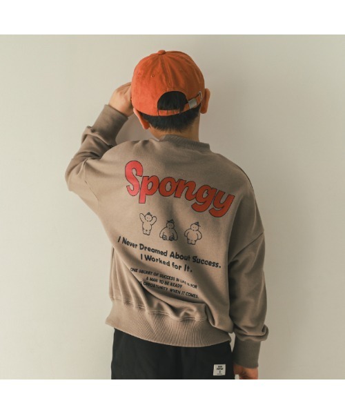 jeans-b（ジーンズベー）の「ジーンズベー FRIENDS　トレーナー（スウェット・キッズ・サンドベージュ/ベージュ/チャコールグレー・150cm/140cm/160cm/130cm）」の7枚目の写真