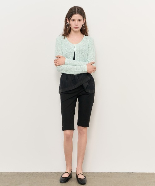 GENERAL IDEA(ジェネラルアイデア)の「GENERAL IDEA/ジェネラルアイディア glitter knit cardigan ニットカーディガン 冬服(カーディガン/ボレロ・レディース・ブラック/グリーン・S/M/L)」の20枚目の写真