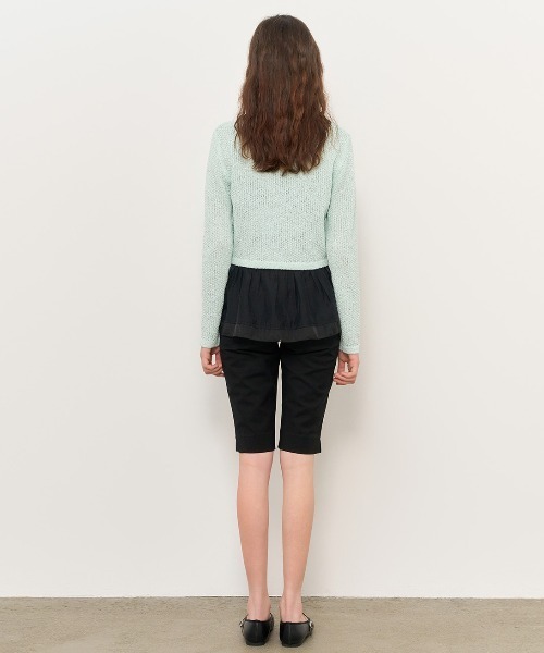 GENERAL IDEA(ジェネラルアイデア)の「GENERAL IDEA/ジェネラルアイディア glitter knit cardigan ニットカーディガン 冬服(カーディガン/ボレロ・レディース・ブラック/グリーン・S/M/L)」の21枚目の写真