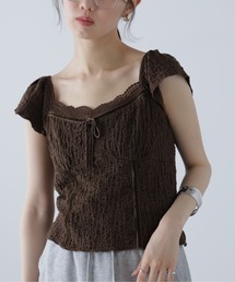 FREE'S MART | ◆レーストリムカットジャガードカットソー(Tシャツ/カットソー)