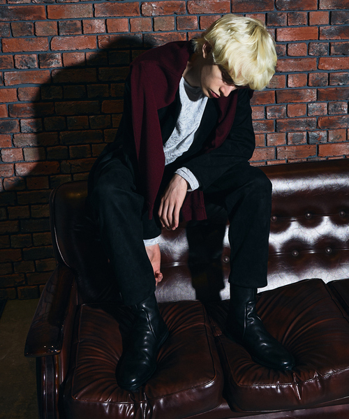 alfredoBANNISTER（アルフレッドバニスター）の「【ソフトレザー】ドレープ ロング バックジップ ブーツ（ブーツ・メンズ・ブラック・39/40/41/42/43/44）」の13枚目の写真