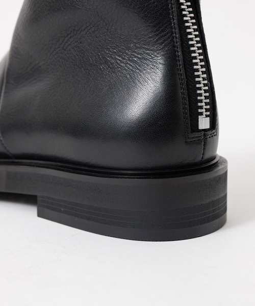 alfredoBANNISTER（アルフレッドバニスター）の「【ソフトレザー】ドレープ ロング バックジップ ブーツ（ブーツ・メンズ・ブラック・39/40/41/42/43/44）」の2枚目の写真