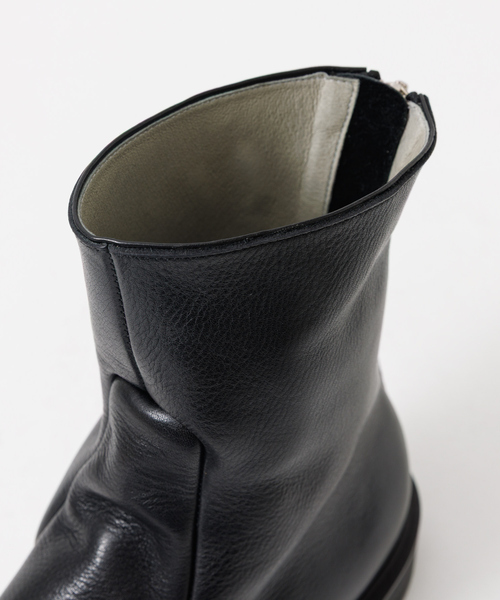 alfredoBANNISTER（アルフレッドバニスター）の「【ソフトレザー】ドレープ ロング バックジップ ブーツ（ブーツ・メンズ・ブラック・39/40/41/42/43/44）」の3枚目の写真