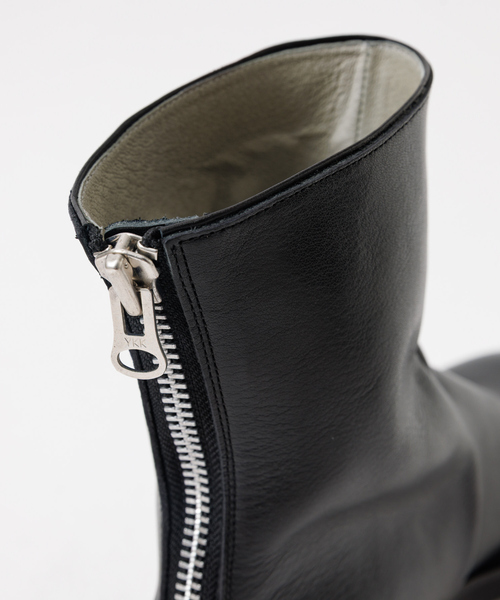 alfredoBANNISTER（アルフレッドバニスター）の「【ソフトレザー】ドレープ ロング バックジップ ブーツ（ブーツ・メンズ・ブラック・39/40/41/42/43/44）」の4枚目の写真