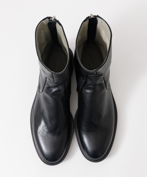 alfredoBANNISTER（アルフレッドバニスター）の「【ソフトレザー】ドレープ ロング バックジップ ブーツ（ブーツ・メンズ・ブラック・39/40/41/42/43/44）」の8枚目の写真