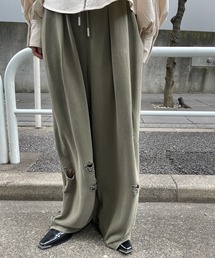 Ameri | SULFUR DYEING WIDE SWEAT PANTS(スウェットパンツ)
