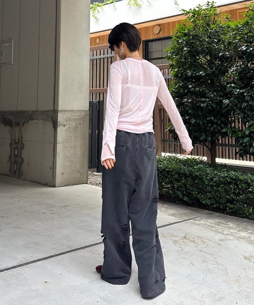 パンツ AMERI Fp4 セール】2TUCK STRAIGHT PANTS（スラックス）｜Ameri（アメリ