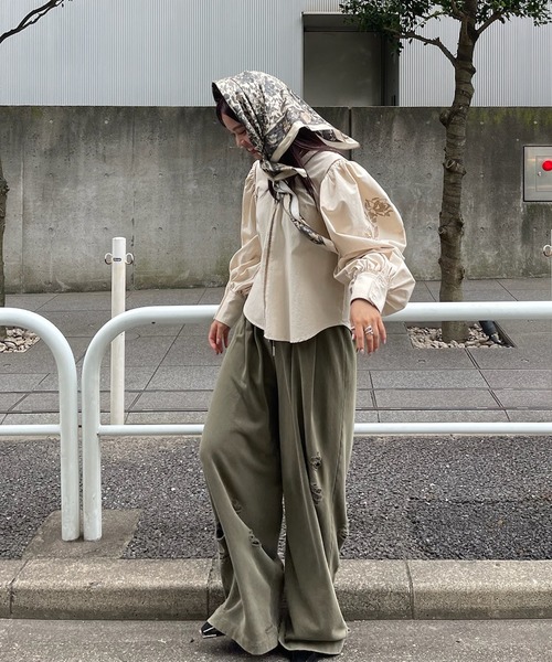 SULFUR DYEING WIDE SWEAT PANTS（スウェットパンツ）｜Ameri