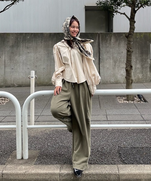 SULFUR DYEING WIDE SWEAT PANTS（スウェットパンツ）｜Ameri