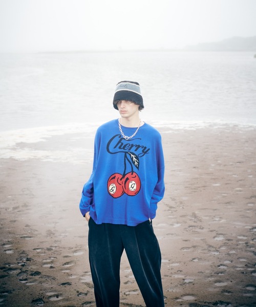 glamb(グラム)の「Cherry Ball Knit / チェリーボールニット(ニット/セーター・メンズ・ブラック/ブルー/ブラウン・M/L)」の13枚目の写真