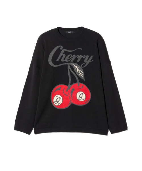 glamb(グラム)の「Cherry Ball Knit / チェリーボールニット(ニット/セーター・メンズ・ブラック/ブルー/ブラウン・M/L)」の4枚目の写真