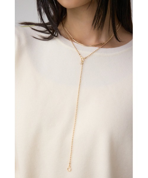 AZUL by moussy(アズールバイマウジー)の「セットチェーンネックレス(ネックレス・レディース・ゴールド系その他/シルバー・FREE)」の2枚目の写真