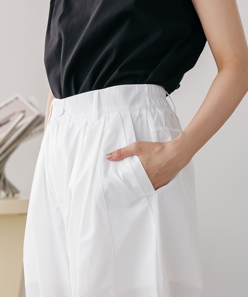 mili an deni(ミリアンデニ)の「ミリタリーカーブパンツ(チノパンツ・レディース・オフホワイト/カーキ・M)」の18枚目の写真