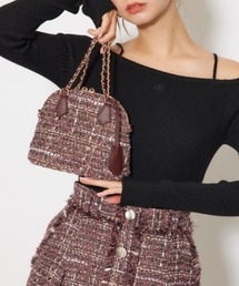 rienda | ツイードキルティングショルダーバッグ(ショルダーバッグ)