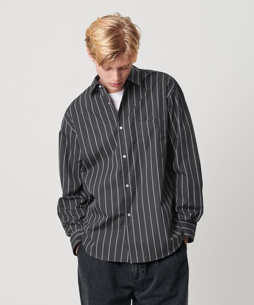 BEAUTY&YOUTH UNITED ARROWS（ビューティーアンドユースユナイテッドアローズ）の「HI-LINE 120/2 ブロード レギュラー シャツ FORM型（シャツ/ブラウス・メンズ・ダークグレー/コバルトブルー/ホワイト/ライトグレー/ブラウン系・L/XL/M/S）」の6枚目の写真