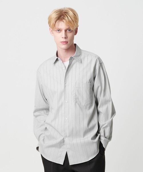 BEAUTY&YOUTH UNITED ARROWS（ビューティーアンドユースユナイテッドアローズ）の「HI-LINE 120/2 ブロード レギュラー シャツ FORM型（シャツ/ブラウス・メンズ・ダークグレー/コバルトブルー/ホワイト/ライトグレー/ブラウン系・L/XL/M/S）」の11枚目の写真