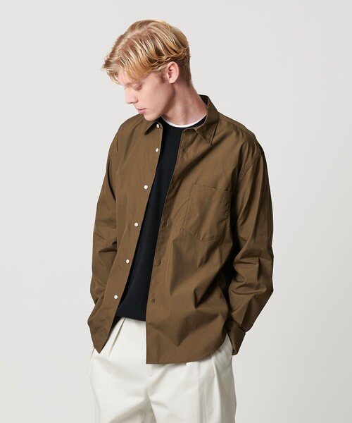 BEAUTY&YOUTH UNITED ARROWS（ビューティーアンドユースユナイテッドアローズ）の「HI-LINE 120/2 ブロード レギュラー シャツ FORM型（シャツ/ブラウス・メンズ・ダークグレー/コバルトブルー/ホワイト/ライトグレー/ブラウン系・L/XL/M/S）」の12枚目の写真