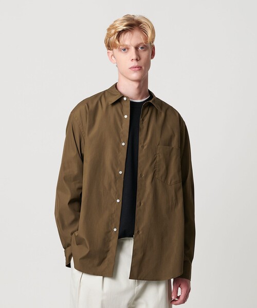 BEAUTY&YOUTH UNITED ARROWS（ビューティーアンドユースユナイテッドアローズ）の「HI-LINE 120/2 ブロード レギュラー シャツ FORM型（シャツ/ブラウス・メンズ・ダークグレー/コバルトブルー/ホワイト/ライトグレー/ブラウン系・L/XL/M/S）」の13枚目の写真