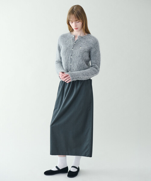nicholson & nicholson | ストレッチウール ロングスカート