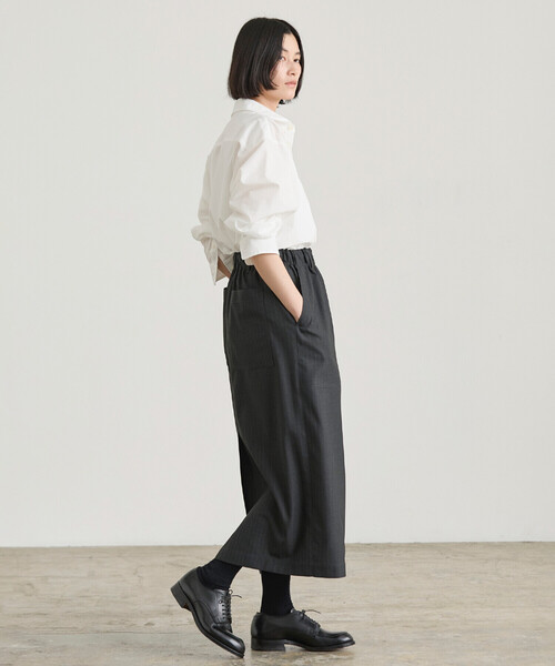☆LEONARD ブルゾン　スカート　春色　希少　美品 nicholson & nicholson | ストレッチウール ロングスカート
